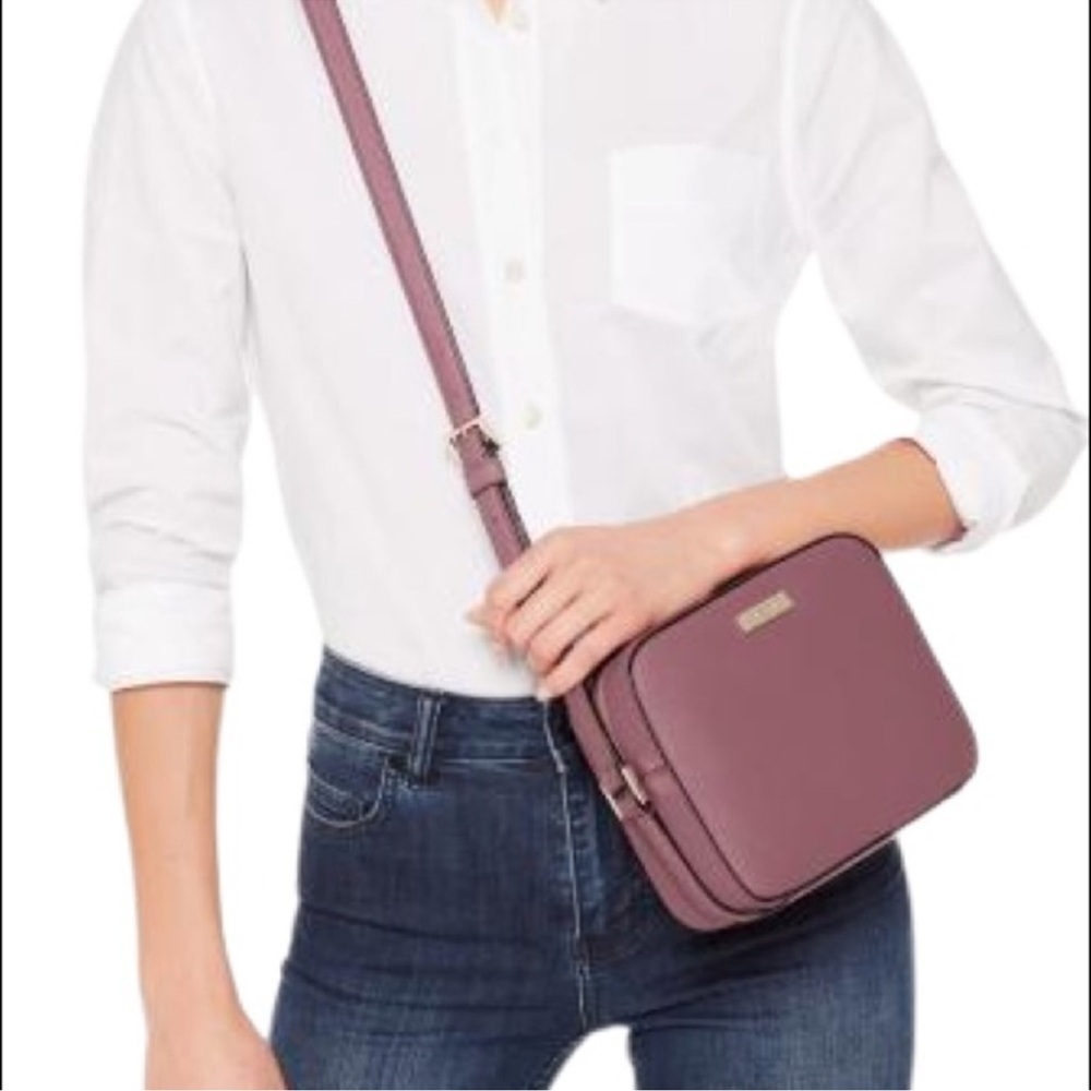 Kate Spade Newbury Lane Cammie Crossbody Bag in Rose Dust Saffiano Leather NWT - Picture 5 of 5